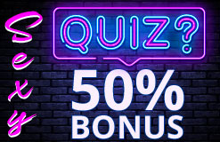 Last day: Get the super bonus on Sexy Quiz NOW!